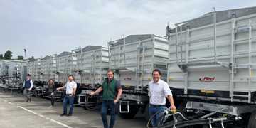 Mega Übergabe mit Firma Grabmer